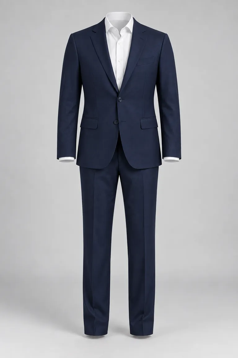 Navy suit outfit